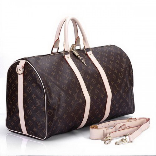 Чанта Louis Vuitton Monogram Canvas Keepall 50 с презрамка за рамо M41416