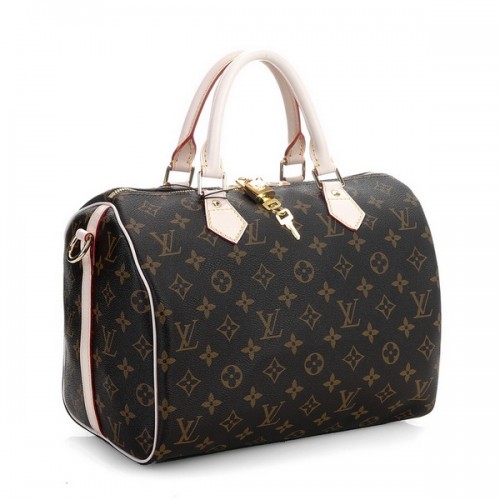 Чанта Louis Vuitton Monogram Canvas Speedy 30 с презрамка за рамо M40391