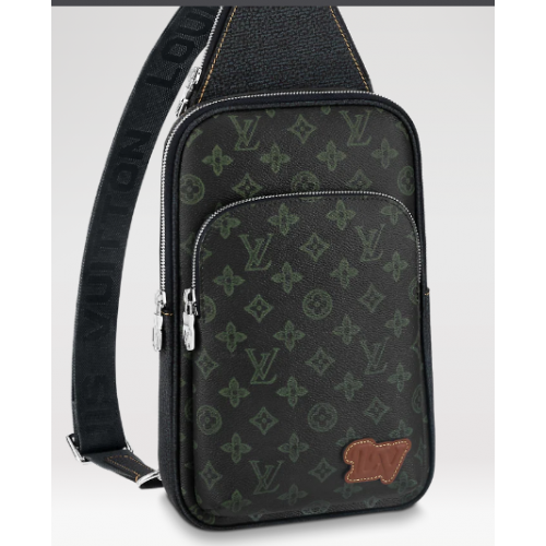 Чанта Louis Vuitton AVENUE SLING NM M46344 зелена