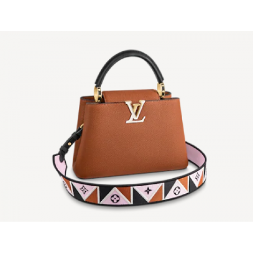 Чанта Louis Vuitton CAPUCINES BB M59266 Златно и черно