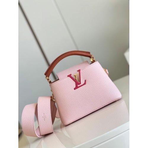 Чанта Louis Vuitton CAPUCINES MINI M59253 розова