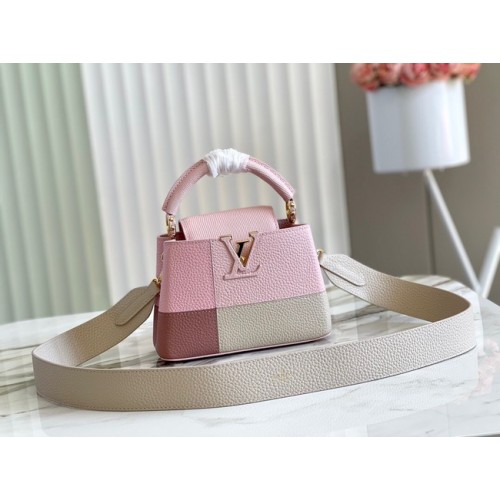 Чанта Louis Vuitton CAPUCINES MINI M59268 розова