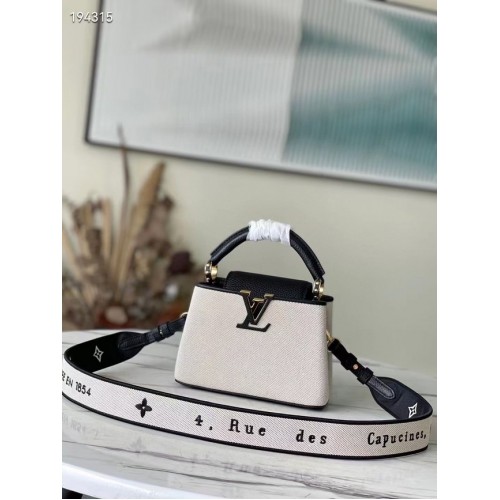 Чанта Louis Vuitton CAPUCINES MINI M59874 черна