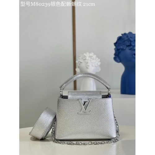 Louis Vuitton CAPUCINES MINI M80239 сребро