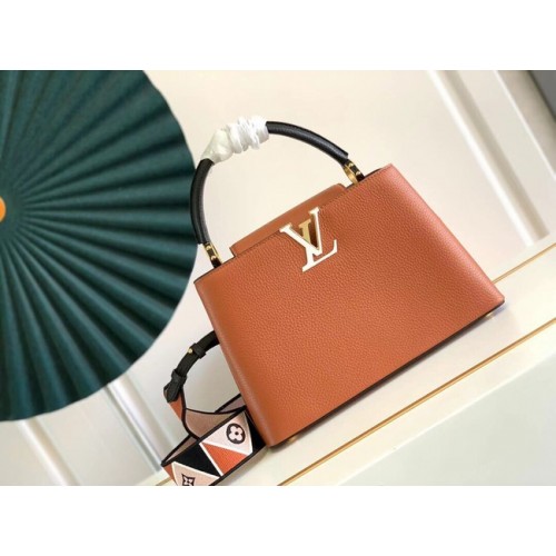 Чанта Louis Vuitton CAPUCINES MM M58608 кафява