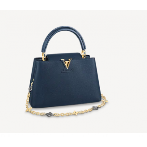 Чанта Louis Vuitton CAPUCINES MM M59209 тъмносиня