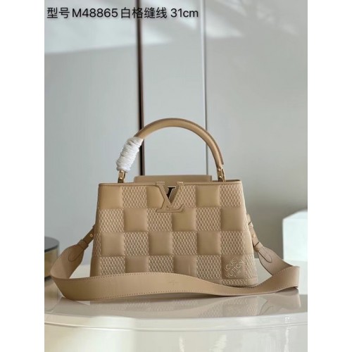 Чанта Louis Vuitton CAPUCINES PM M48865 кайсия