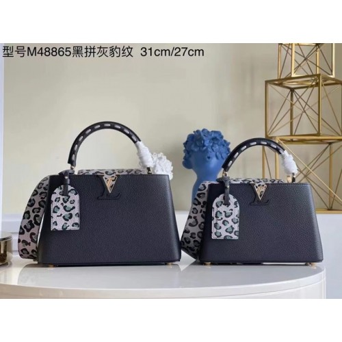 Чанта Louis Vuitton CAPUCINES PM M48865 черна
