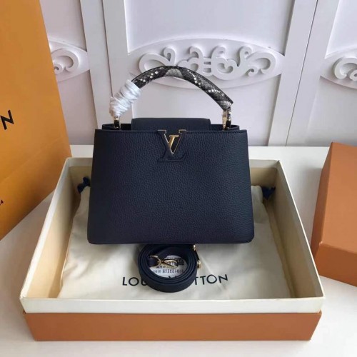 Чанта Louis Vuitton CAPUCINES PM M523867 Кралско синьо