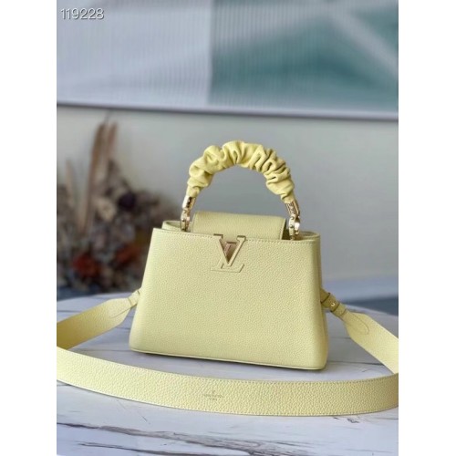 Чанта Louis Vuitton CAPUCINES PM M58587 Джинджифилово жълта