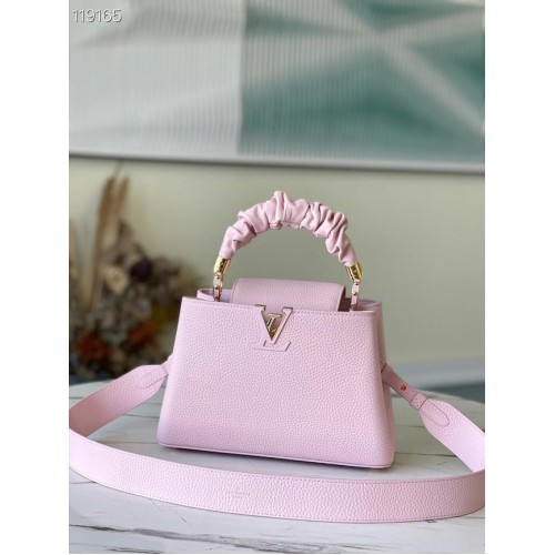 Чанта Louis Vuitton CAPUCINES PM M58587 розова