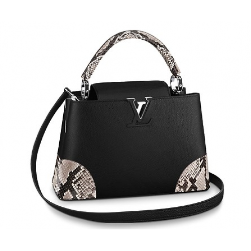 Чанта Louis Vuitton CAPUCINES PM N94410 черна