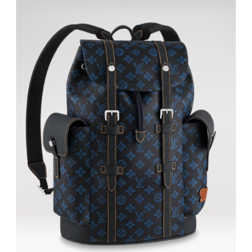 Чанта Louis Vuitton CHRISTOPHER MM M46338 синя