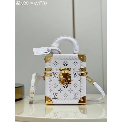 Чанта Louis Vuitton Clutch Box M10077 бяла