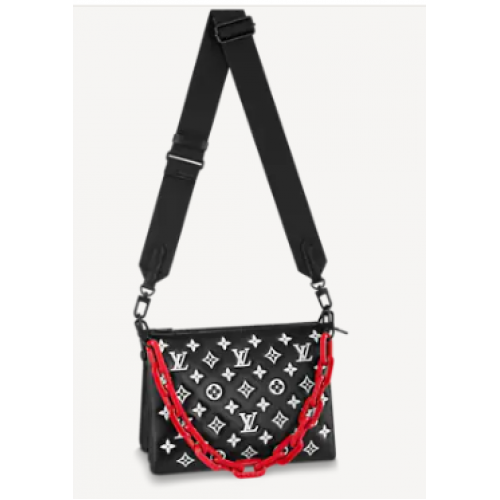 Чанта Louis Vuitton CUSHION PM M59398 черно-бяла