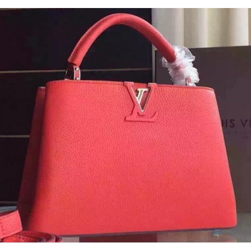 Чанта Louis Vuitton Capucines BB M94754 червена