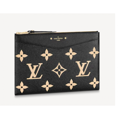 Чанта Louis Vuitton DAILY POUCH M81292 Черно Бежово