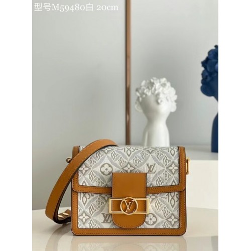 Чанта Louis Vuitton DAUPHINE PM M59480 Ecru Caramel
