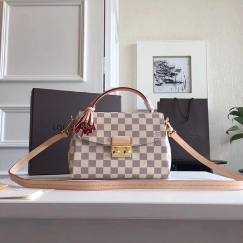 Платнена чанта Croisette на Louis Vuitton Damier Azur N41581