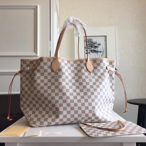 Чанта Louis Vuitton Damier Azur Original NEVERFULL GM N41360