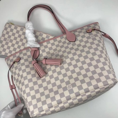 Чанта Louis Vuitton Damier Azur Original NEVERFULL N44363