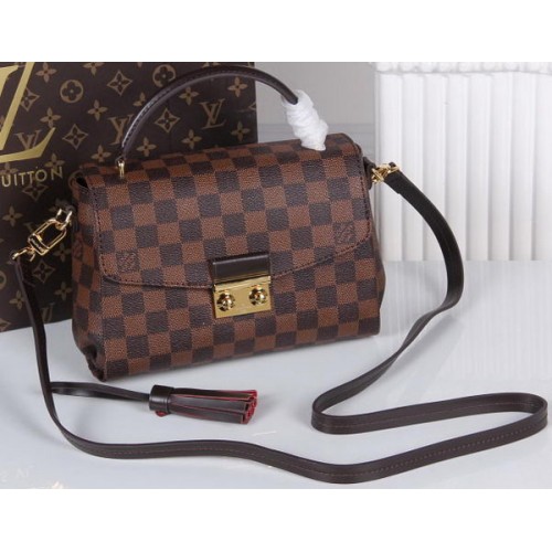 Платнена чанта CROISETTE на Louis Vuitton Damier Ebene N41581