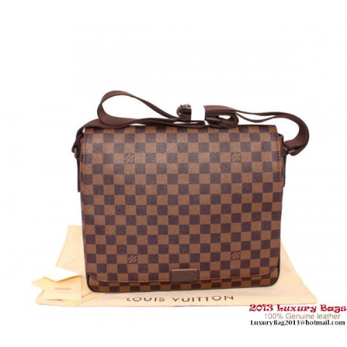 Чанти Louis Vuitton Damier Ebene Canvas District MM Messenger Bags N41212