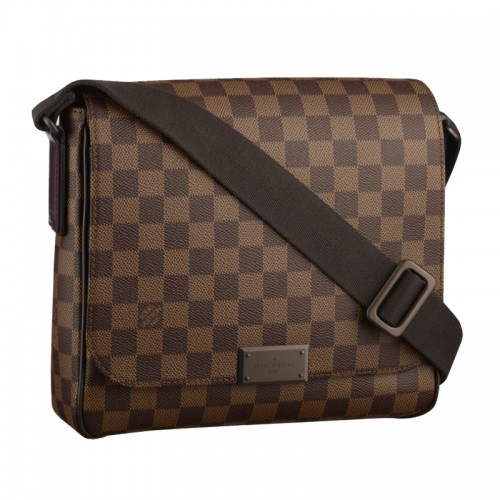 Платнена чанта Louis Vuitton Damier Ebene District PM Messenger Bag N41213