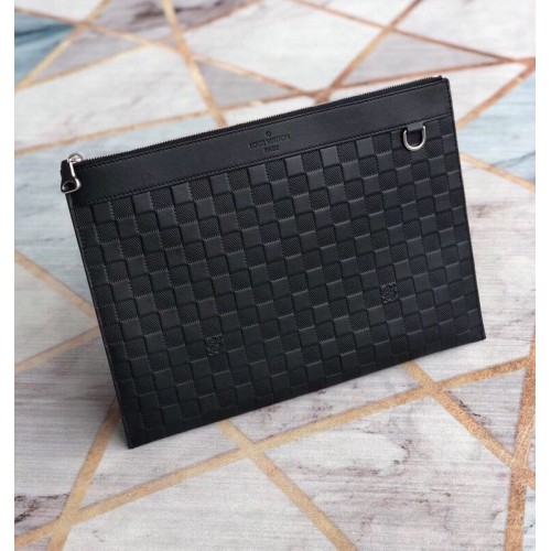 Louis Vuitton Damier Graphite Canvas DISCOVERY POCHETTE N41696 Черно