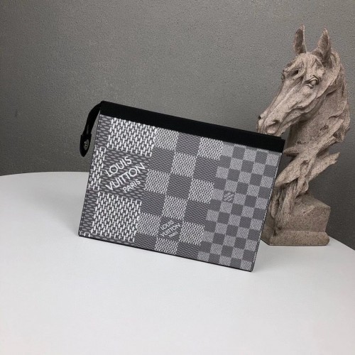 Чанта за пътуване Louis Vuitton Damier Graphite MM M60443 сива
