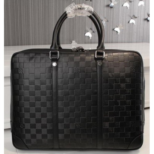 Поставка за документи Louis Vuitton Damier Infini N41146 Черна