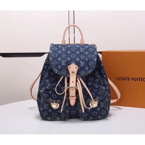 Денимна раница Louis Vuitton M44460 синя