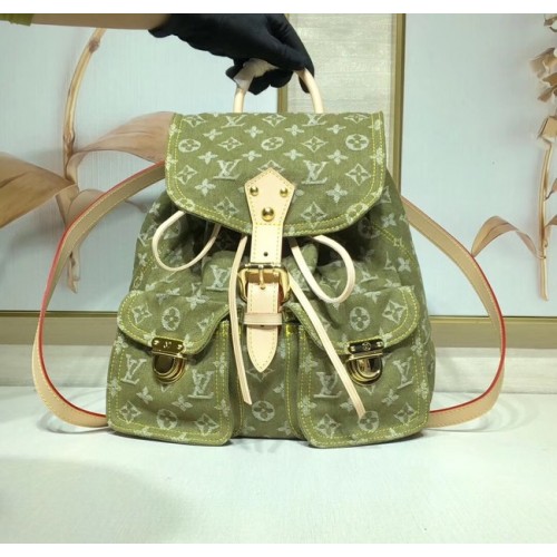 Деним раница Louis Vuitton M44460 зелена