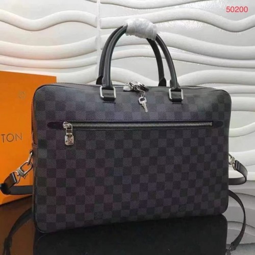 Чанта Louis Vuitton GRAND SAC с двойна дръжка M50200 черна