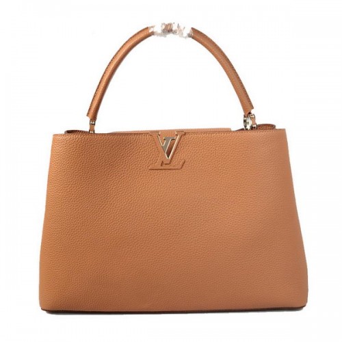 Чанта Louis Vuitton Elegant Capucins GM M38861 цвят пшеница