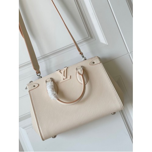 Louis Vuitton Epi Leather оригинална чанта M57680 Quartz White