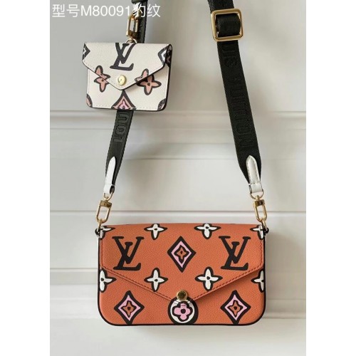 Louis Vuitton FELICIE STRAP GO M80091