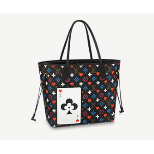 Чанта Louis Vuitton GAME ON NEVERFULL MM M57483 черна