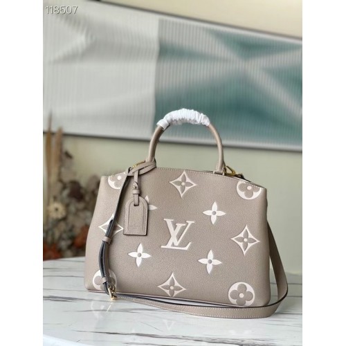 Чанта Louis Vuitton GRAND PALAIS M45842 в гълъбово сиво и кремаво