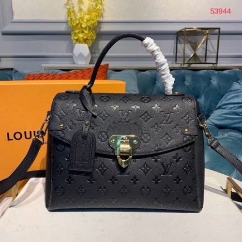 Louis Vuitton Georges MM монограм Empreinte оригинална кожа M53944 черно
