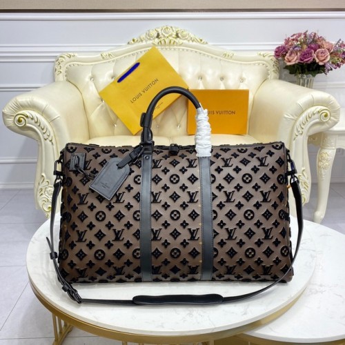 Чанта Louis Vuitton KEEPALL BANDOULIERE 50 M45069 тъмнокафява