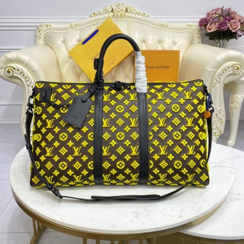 Чанта Louis Vuitton KEEPALL BANDOULIERE 50 M45069 жълта