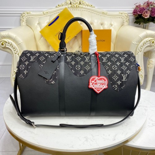 Чанта Louis Vuitton KEEPALL BANDOULIERE 50 M45975 черна