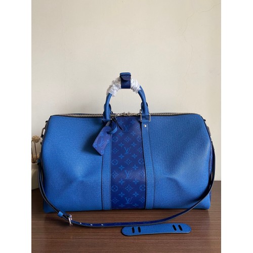 Чанта Louis Vuitton KEEPALL BANDOULIERE 50 M53766 Синя