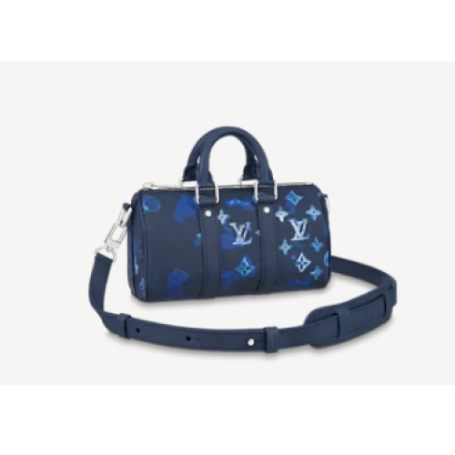 Чанта Louis Vuitton KEEPALL XS M57844 с мастило и акварел