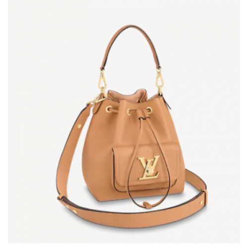 Чанта Louis Vuitton LOCKME BUCKET M57687 Arizona Beige