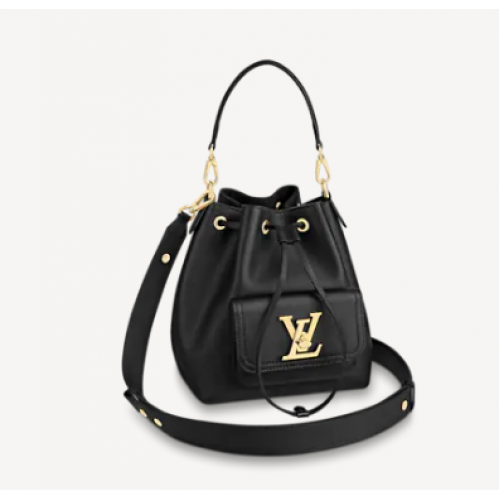 Чанта Louis Vuitton LOCKME BUCKET M57687 черна