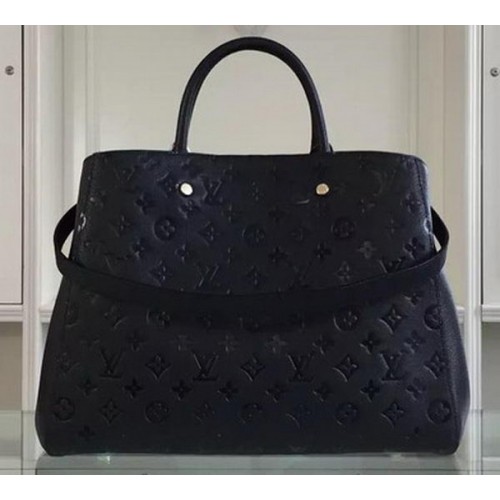 Чанта Louis Vuitton M41069 Черен монограм Empreinte Montaigne GM