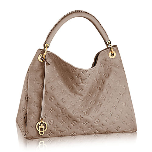 Louis Vuitton M41174 монограм Empreinte кожа Artsy MM Pebble