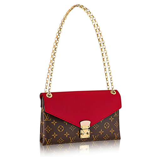 Louis Vuitton M41201 монограм платно верига Pallas черен